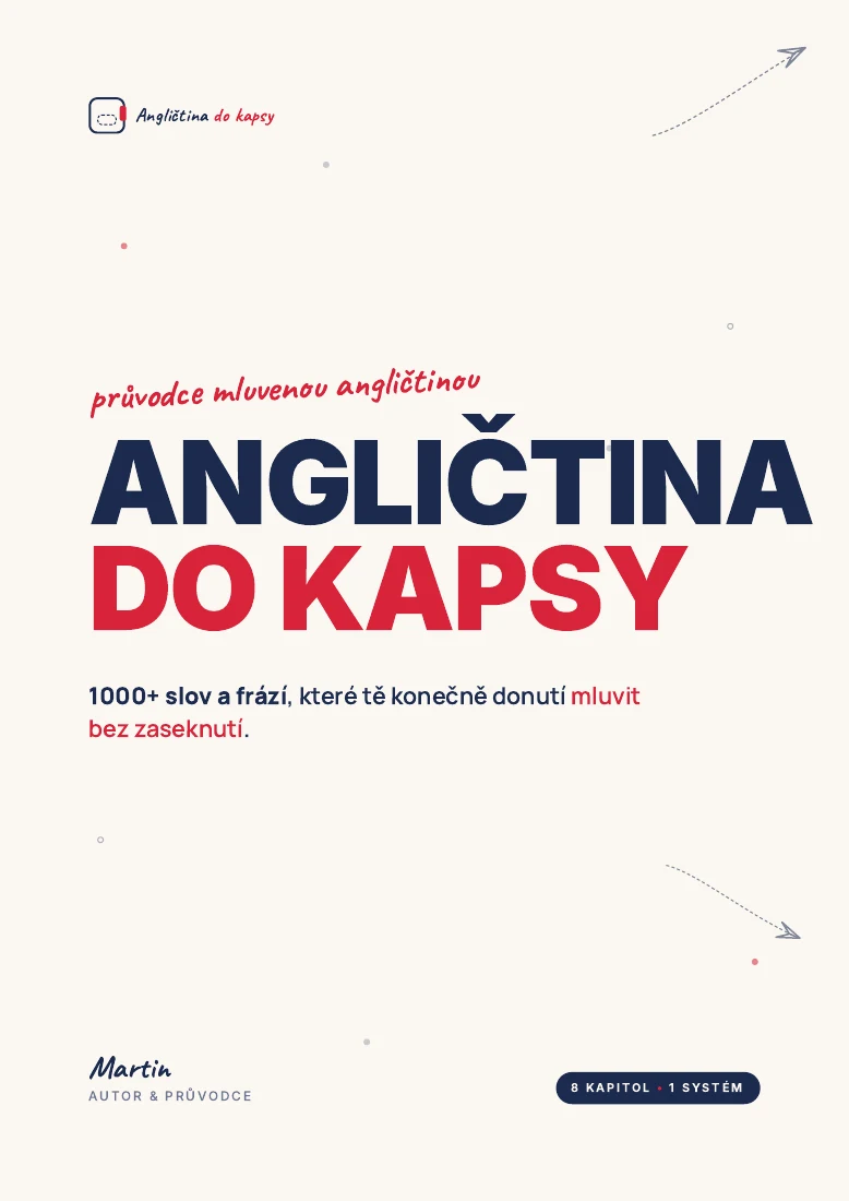 Skutečná obálka průvodce Angličtina do kapsy